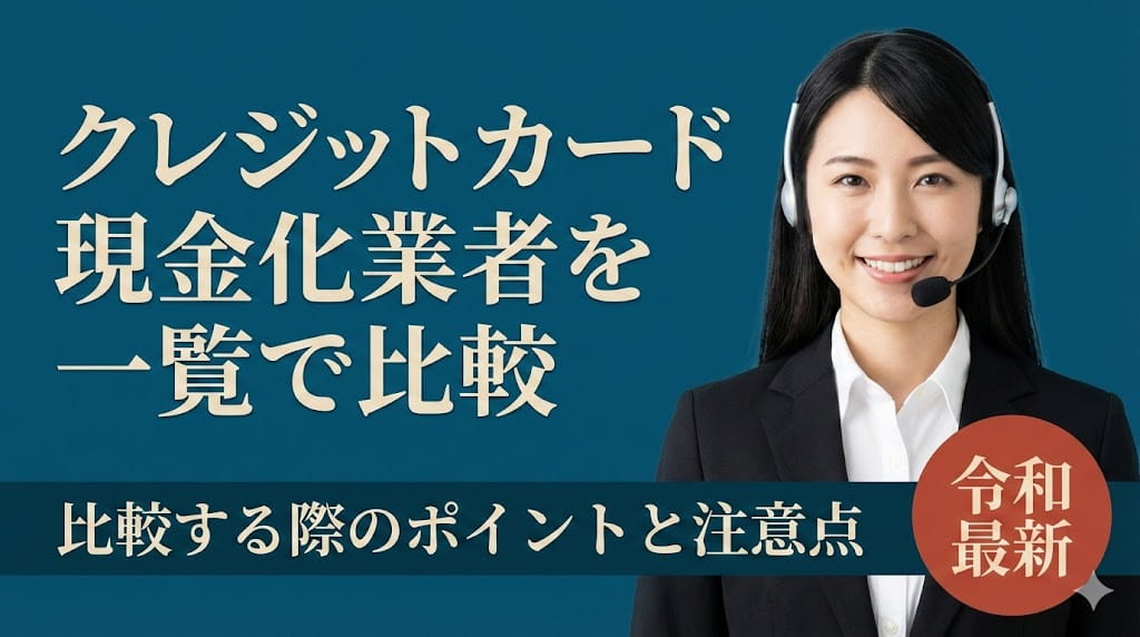 クレジットカード現金化業者を一覧比較【2026年最新】比較する際の注意点も解説