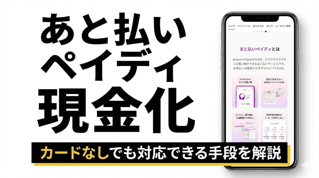 ペイディを即日現金化する方法！カードなしでも対応できる手段を解説